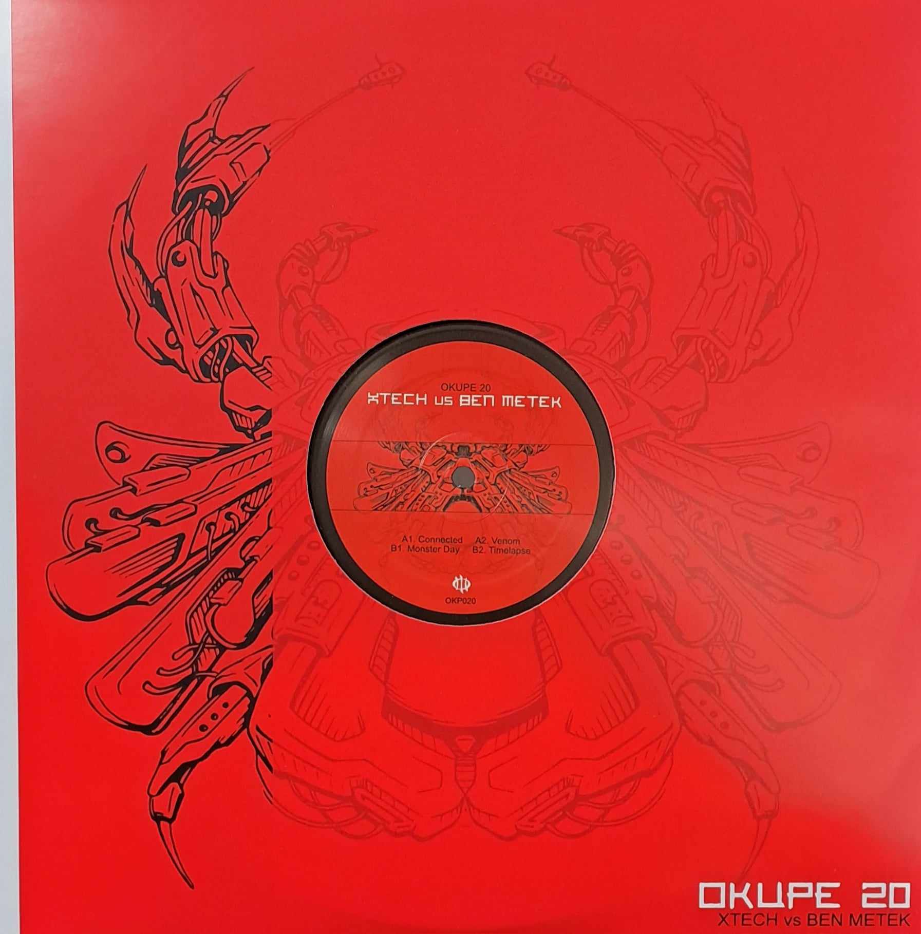 Okupe 20 (noir) (dernières copies en stock) - vinyle freetekno